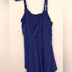 Torrid size 4 babydoll style blue cami.